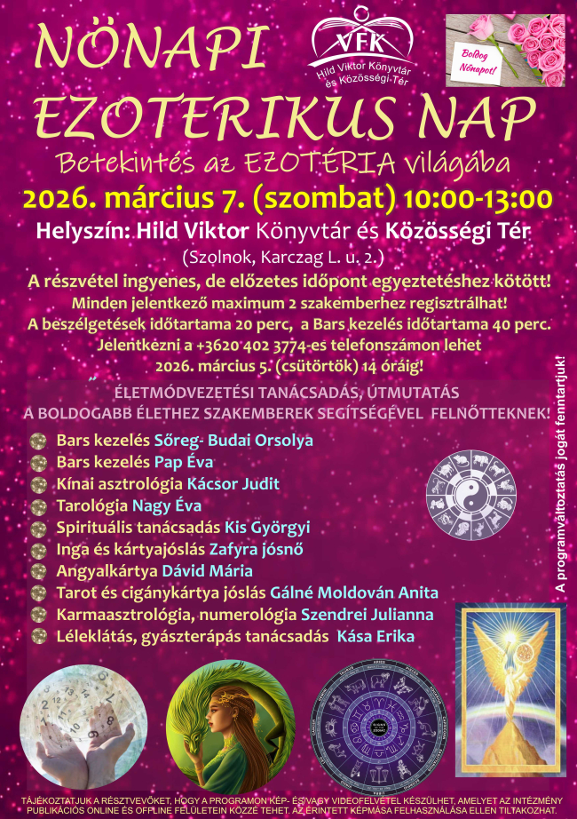 EZOTERIKUS NAP EZOTERIKUS NAP