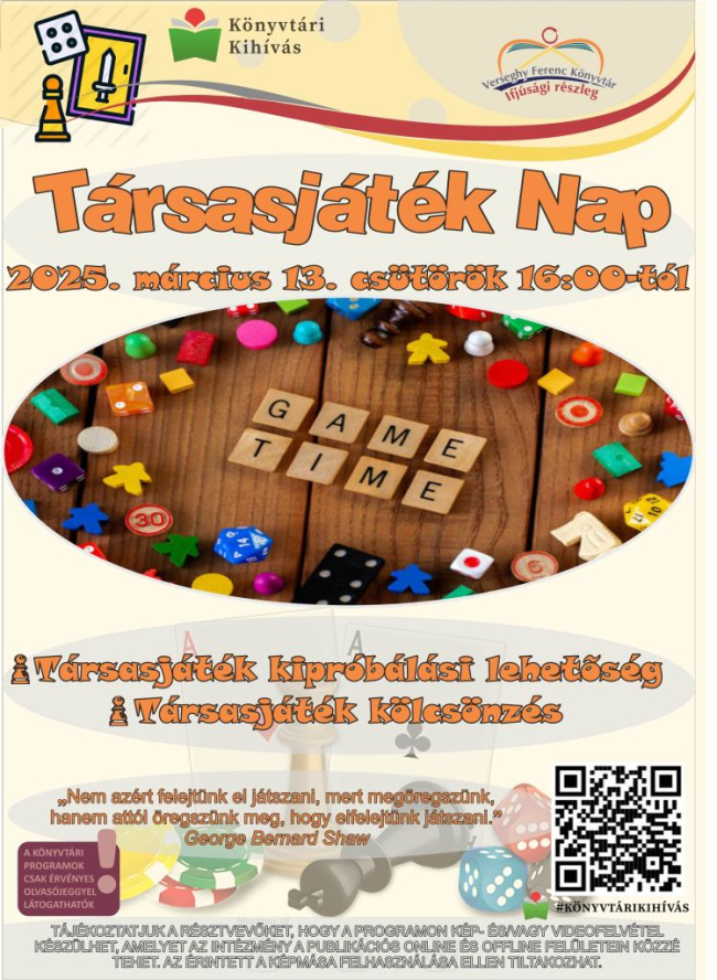  TÁRSASJÁTÉK NAP